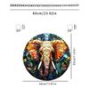 HOTIYOK Colorful Elephant Acrylic Window Hanging, Stained-Glass-Style Window and Wall Decor view 2
