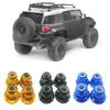 RCGOFOLLOW 1/10 Aluminum Alloy Wheel Nuts for Adventure Crawlers, Black, 4-Pack view 3