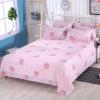 Brushed, Thickened Bed Sheet, All-Season, Peach, 230 x 230 cm view 1
