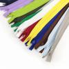 10-Pack 3# Invisible Nylon Zippers, Closed-End, 40 cm, Light Blue view 4