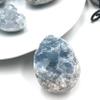 MCQWOMFQAK 1pc Natural Blue Celestite Quartz Crystal Cluster Ornament Stone for Home, Aquarium and Garden Decoration view 2