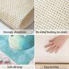 GLMGBP Round Luffa Shower Mat, 90 cm, Non-Slip PVC view 3
