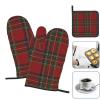 Oven Mitts and Pot Holder Set, 3-Piece, Royal Stewart Tartan view 3