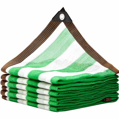 ZHJSHOU Green-White Shade Net for Greenhouses, 3 x 14 m, 85–95% Sun Protection