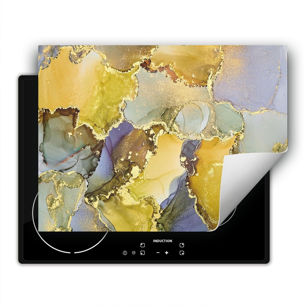 DarHaus Cooktop Cover 80 x 52 cm, Colorful - Marble