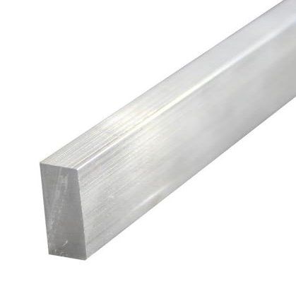 Aluminum Flat Bar, 80 mm Wide, Various Thicknesses, Solid Flat Stock (1, Aluminum Flat 80 x 60 mm, 100 mm Long)