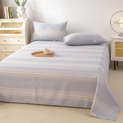 All-Season Pure Cotton Bed Sheet, Thickened Coarse Fabric, Single and Double, 120 x 230 cm