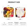 Square Stool Covers with Fresh Fruit Print view 2