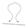 Black Silicone Cord Headphone Lanyard, Lightweight and Tear-Resistant view 2