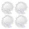 GORGECRAFT 4 Rolls 150 x 13 cm Shaggy White Faux Fur Trim view 1