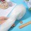 GORGECRAFT 4 Rolls 150 x 13 cm Shaggy White Faux Fur Trim view 3