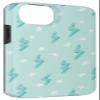 Blue-Green Aesthetic Lightning Bolts and Stars Case for iPhone 14 Plus view 3