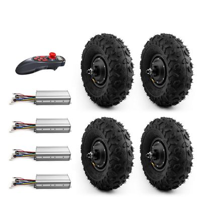 4x4 4WD Electric Desert Beach Wagon for Adults, ATV Scooter, 1,400 W, Brushless Hub Motors (36 V)