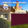 ROBAG Balcony Windscreen 90 x 450 cm, 220 g/m² Balcony Privacy Screen with Eyelets, Nylon Cable Ties and Cord for Garden or Balcony Fences, Wine Red view 3