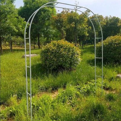 GueTTO Metal Garden Arch Trellis, Rose Arch, 140 x 230 cm