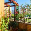 GueTTO Metal Garden Arch Trellis, Rose Arch, 140 x 230 cm view 2