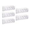 Fegtrty Clear Acrylic Poker Chip Rack with Lid, Casino Chip Tray for 100 Chips view 1
