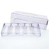 Fegtrty Clear Acrylic Poker Chip Rack with Lid, Casino Chip Tray for 100 Chips view 3