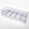 Fegtrty Clear Acrylic Poker Chip Rack with Lid, Casino Chip Tray for 100 Chips view 4