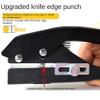 Fegtrty 12 mm Circle Punch, Handheld Single-Hole Punch for ID Cards, PVC Cards, Badges, and Photos view 3
