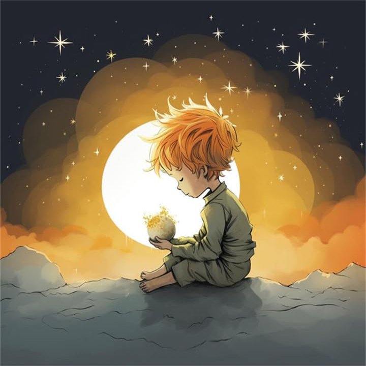 GerRit DIY 5D Diamond Painting Kit, The Little Prince, 30 x 40 cm