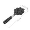TOPBATHY Black Double Aluminum Waffle Mold, Compact, Heat-Resistant view 2