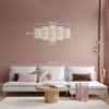 murando Gel-Textured Canvas Wall Art, 100 x 50 cm, 5-Piece, Modern view 3