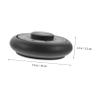 Hohopeti 4-Inch Natural Stone Calligraphy Inkstone with Dragon Pattern and Lid view 2