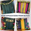 15 m x 3 m Wrinkle-Free Hunter Green Backdrop Curtains for Jungle Parties, 10 Panels view 3