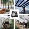 Clear Waterproof PE Tarp with Grommets, 6 x 1 m view 2