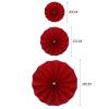 Indoor Decoration: 6 Hanging Paper Fans for 2022 New Year's, Spring Festival, and Weddings view 2