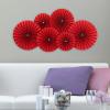 Indoor Decoration: 6 Hanging Paper Fans for 2022 New Year's, Spring Festival, and Weddings view 3