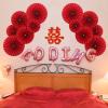 Indoor Decoration: 6 Hanging Paper Fans for 2022 New Year's, Spring Festival, and Weddings view 4