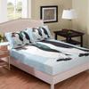 3D Penguin Fitted Sheet 120 x 200 cm with Pillowcase, 30 cm Deep Pocket view 1