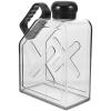 Yardwe Flat Plastic Water Bottle with Carrying Handle view 1