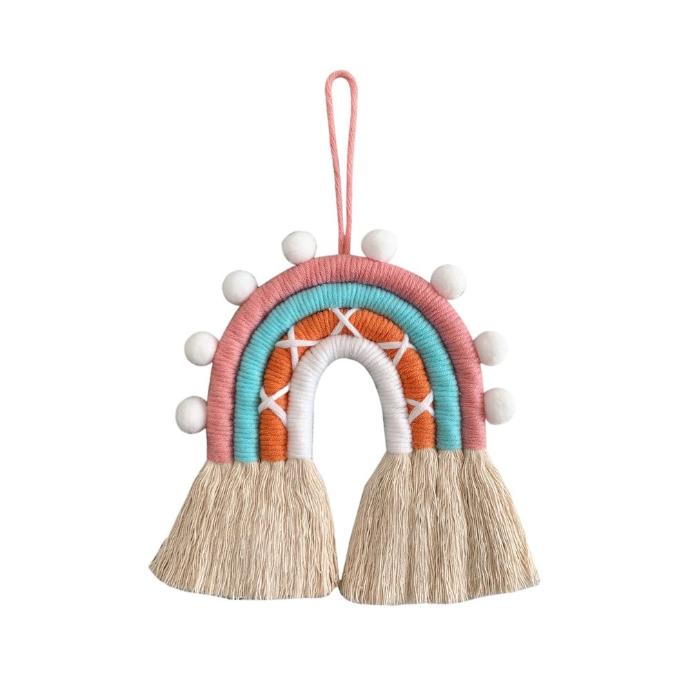 Macramé Rainbow Wall Hanging