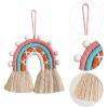 Macramé Rainbow Wall Hanging view 2