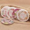 Round White/Kraft Paper Gift Hang Tags, 100 Pieces view 2