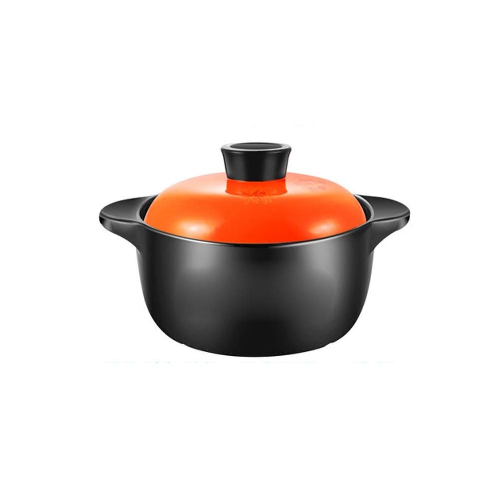 VejiA Heat-Resistant Ceramic Soup Pot, Earthenware Casserole