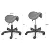Mingone Ergonomic Saddle Stools, 360° Swivel, 2-Pack, Gray view 3