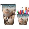 Telescopic Pencil Case, Seashells by the Sea view 1