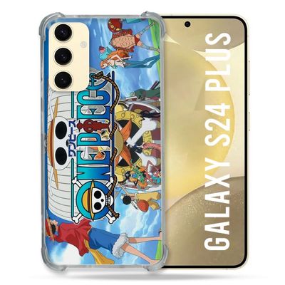 Cokitec Reinforced Protective Case for Samsung Galaxy S24 Plus, Manga, One Piece Sunny