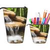 Telescopic Pencil Case, Bamboo Waterfall, Standing Pop-Up Pencil Holder view 1