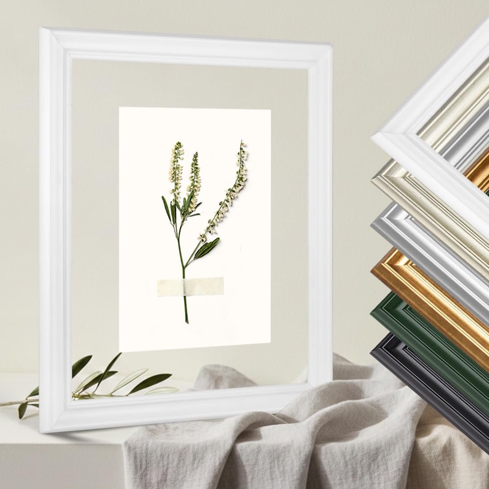 Haak Luna Double-Glass Frame, White (Matte), 20 x 40 cm