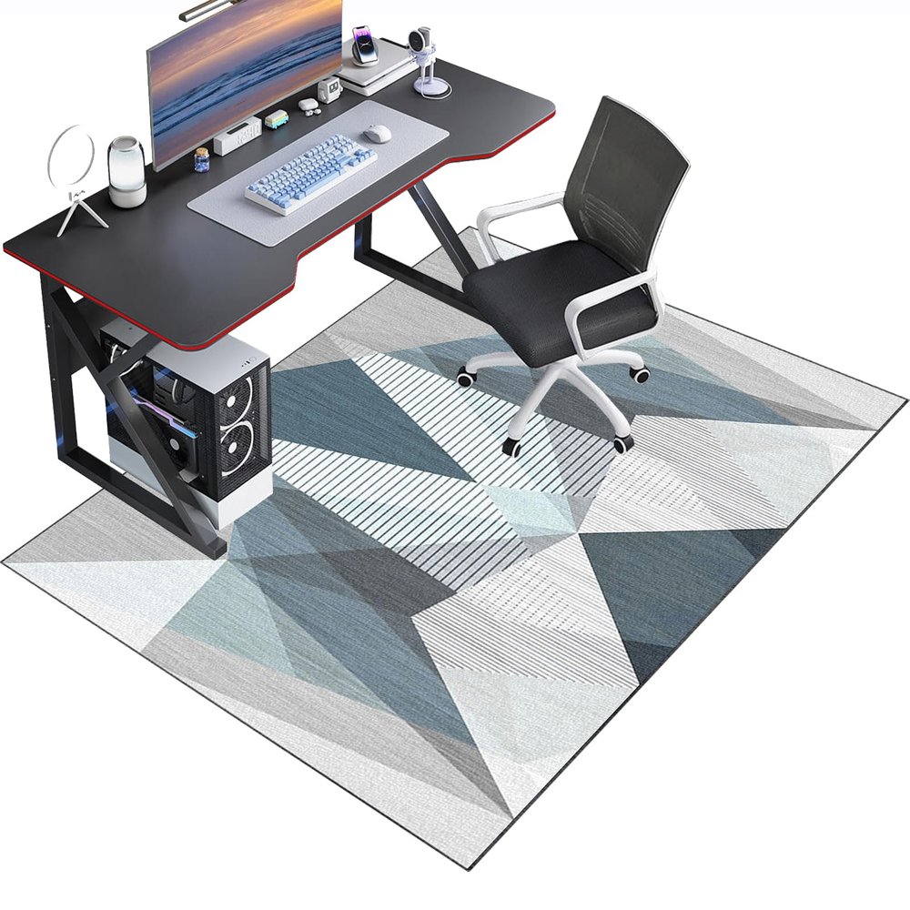 CELFER Office Chair Mat for Hard Floors, Gaming Chair Mat, 70 x 100 cm