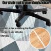 CELFER Office Chair Mat for Hard Floors, Gaming Chair Mat, 70 x 100 cm view 4