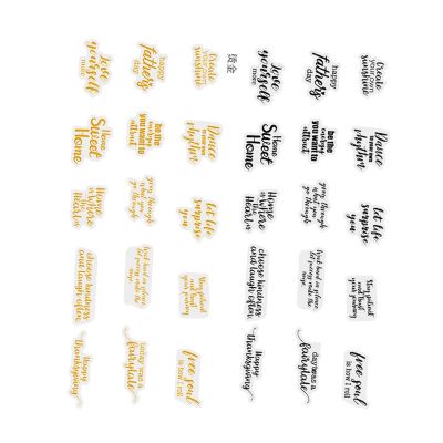 PET Stickers, Clear Patterns, English Poetry Series, Scrapbooking Stickers (Wishing from Afar)