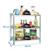 PROREGAL Panda SMALL Bolt-Together Shelving | 100 x 90 x 40 cm | 100 kg Shelf Load | Galvanized view 2