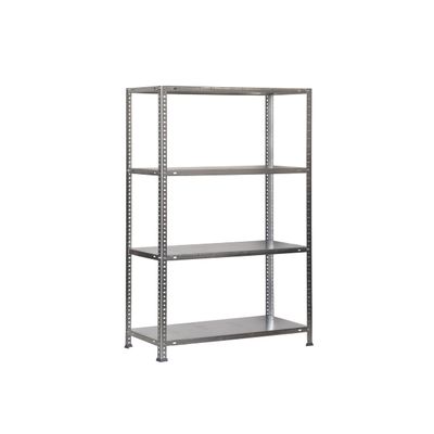 PROREGAL PANDA MID Boltless Shelf | HxWxD 150x90x30 cm | Shelf Load 100 kg | Galvanized | Workshop and Storage Shelf