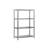PROREGAL PANDA MID Boltless Shelf | HxWxD 150x90x30 cm | Shelf Load 100 kg | Galvanized | Workshop and Storage Shelf view 1